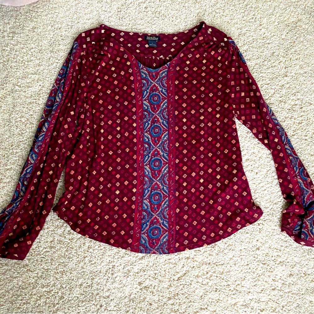 Lucky Brand blouse, size L